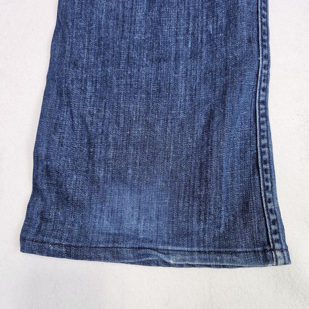 Hudson Jeans Womens 32 Beth Mid-Rise Baby Bootcut Flap Pocket Western Blue 32x30 - Picture 7 of 16